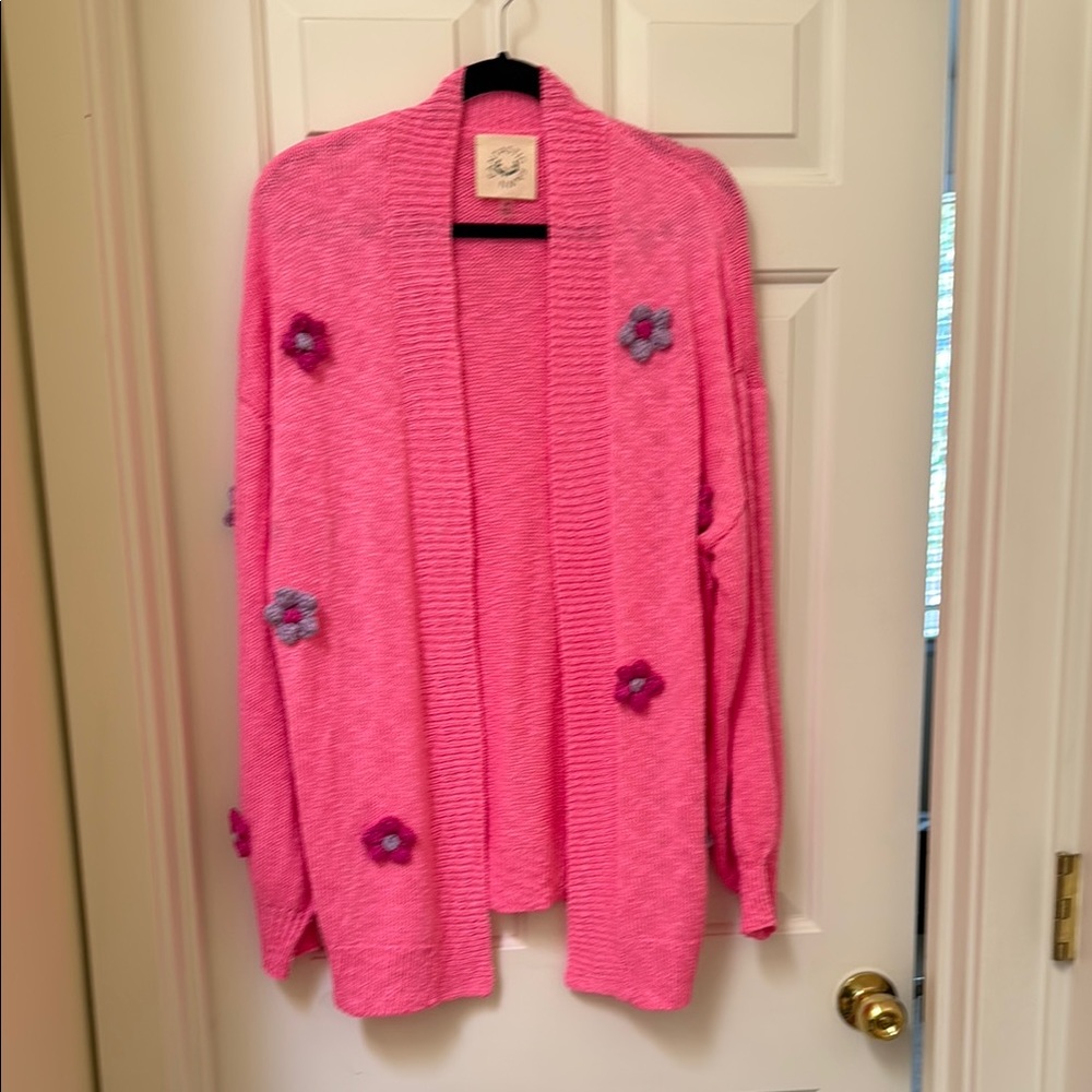 Fantastic Fawn Pink Floral Women's Sweater